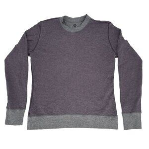 Lululemon Sweater Mens‎ purple & Grey Performance Activewear Top reversable
